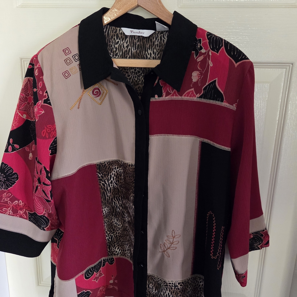 TanJay Blouse And Skirt